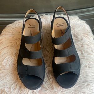 Clarks Reedly Juno Black Women's Sandals